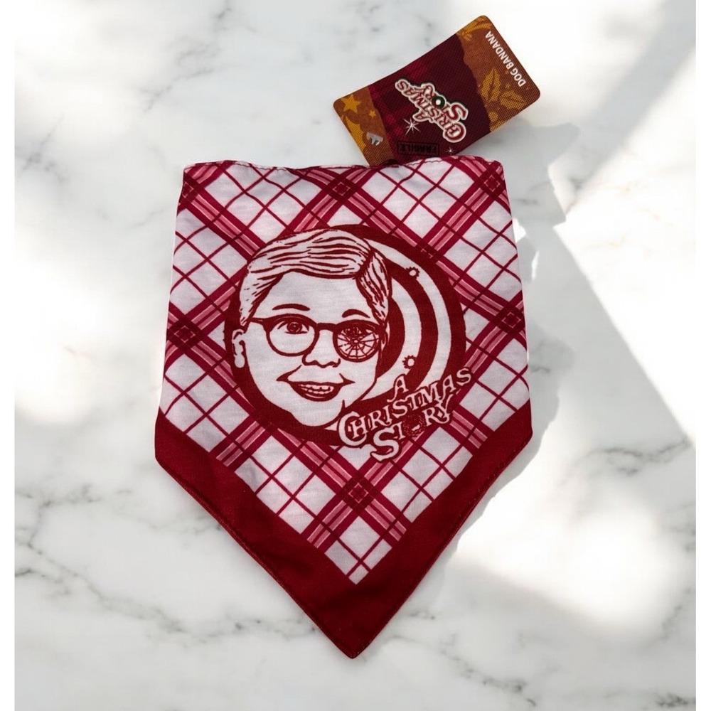 A Christmas Story Red Dog Bandana S Smallâ Holiday Christmas Fetch NEW